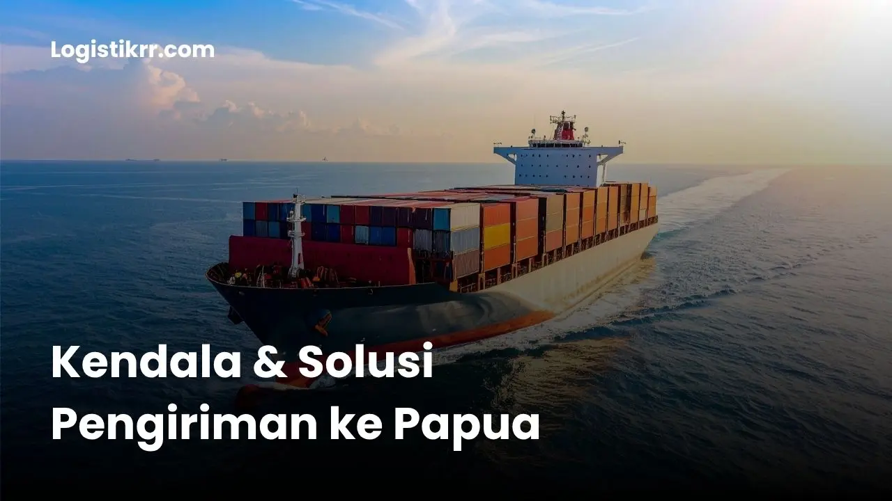 Kapal kargo dan truk melintasi medan ekstrem di Papua